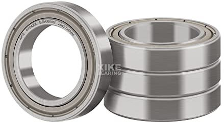 XiKe 4 Stück 6704ZZ Kugellager Abgedichtet 20x27x4mm Chromstahl und Vorgeschmiert, 6704-2Z Rillenkugellager mit Metall Doppeldichtung.