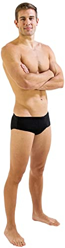 FINIS Herren Aqua Short Solid Black 34 Badehose, One Size