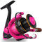 Spinning Angelrolle 1000-3000 Serie 5.2:1 12Bb Metallspule Angelrolle Boot Rock Karpfen Angelrolle Angelgerät pink 1000 Series