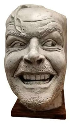 Sculpture of The Shining Bookend Library Here's Johnny Sculpture de bureau en résine Décoration créative
