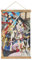 Magnetische Schriftrolle Monster Mädchen Arzt Anime Kleiderbügel Poster DIY Wand Stoff Dekor Hängende Gemälde Rahmen Kit Halter für Wohnzimmer