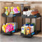 ARSTPEOE Lot de 2 rangement sous evier, tiroirs coulissants doubles à 2 niveaux,rangement et organisation de cuisine,noir