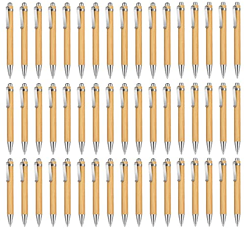 Exogio 100 Stück Kugelschreiber Schreibgerät Set, DIY Gravur Kugelschreiber Hochwertig, Kugelschreiber Nachhaltiges Stylisches Füller Geschenkstift für Büro & Schul, Schwarze Tinte