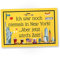 DankeDir! Ich war noch niemals in New York - Schild 30 x 20 cm - Geschenk Idee Gutschein Reise Urlaub Reisegutschein Männer & Frauen Geldgeschenk Abschiedskarte Geschenkidee Deko Karte