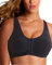 Jengo Post Surgical Bra Front Closure Post Surgery Bra Post Op Front Close Bras Sports Bra Mastectomy Bra Wirefree for Women Black