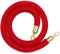 OURECO 1/1.5 M Vip Red Stanchion Rope With Gold Hook, Portable Luxurious Crowd Control Rope Barrier Thick Ropes, For Grand Openings, Wedding/1M