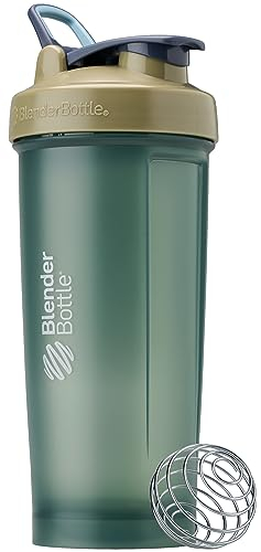 BlenderBottle Classic V2 Shaker Bottle Perfect for Protein Shakes and Pre Workout, 28oz, Full Color Tan