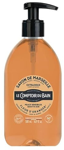 Le Comptoir du Bain Savon de Marseille Fleur d'Oranger Extra Doux 500ml