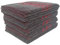 Mantas gruesas para Mudanzas o transporte de muebles, medida 140x200 Fabricadas en España. Para almacenar muebles o articulos personales en guardamuebles o trasteros. Pack 4 mantas, color rojo