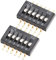 XYWHPGV 2 Stück Schwarz SMD DIP Schalter 1-6 Positionen 1,27mm Rastermaß für Leiterplatten PCB(53f46 74112 a041d 511c3 8bb88 99039