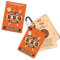 Gift Republic BBQ Rezeptkarten Set mit Karabiner 50 fettdichte, abwischbare Karten 25 Rezepte & 50 Tipps Geschenk für Outdoor Kochen mit Geschenkbox