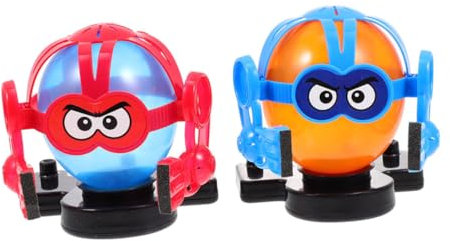 HOOTNEE 2Sätze Interaktives Ballon Fechtspiel für Junge Mädchen und Familien Manuell Gesteuertes Spiel mit Ballon- -Puppen für Spannende Wettkämpfe Tischspiel für Partys und Gemeinsame Aktivitäten