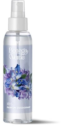 Bottega Verde - Iris, Deodorante Spray, 125 ml, Rinfrescante, con Fragranza di Iris Fiorentino, Lascia Traspirare la Pelle, Dermatologicamente Testato, per Tutti i Tipi di Pelle