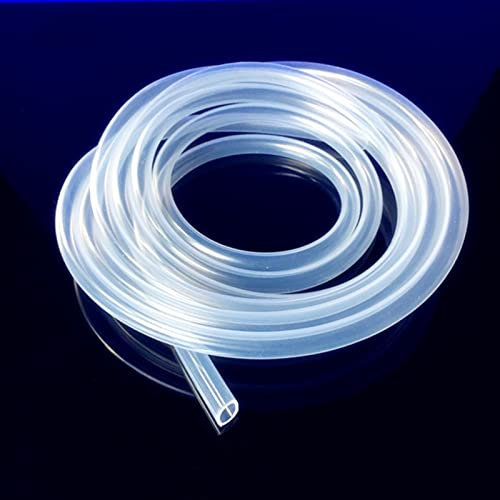 IBOWZ Tubo Flessibile in Silicone, Tubo in Silicone Alimentare Trasparente - 27 Misure da 0,5 mm a 12 mm, Lunghezza 1 m