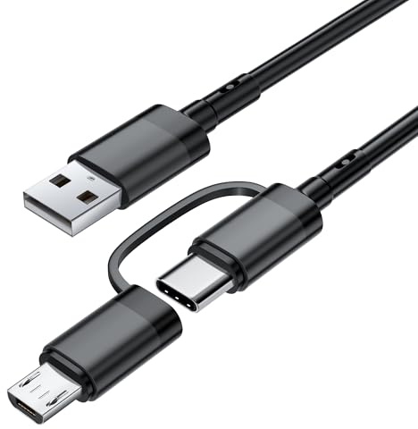 Fast Charger for Amazon Fire Tablet,Micro USB Cable USB C Charging Cord for Kindle Paperwhite All Generation Old and New Fire HD 10 8 7 Plus,Max 11,Kids Pro,Edition Voyage Touch Type C