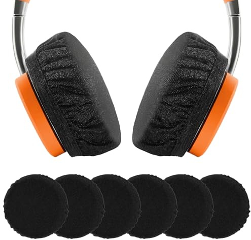3Pairs Headphone Ear Covers, Sweat Mesh Headphone Cover for Ears, Washable Headphones Earpads, Stretchable Headphones Ear Cover Replacement for Gym Libraries Studying Gaming Aviation Racing