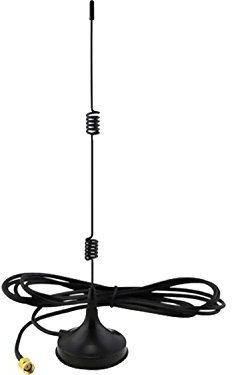 SpyCameraCCTV 7dBi High Gain Omni Directional Antenna for 2.4GHz Wireless CCTV, AV Sender or WiFi- includes Female SMA and M2M SMA Adapter