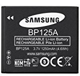 Samsung IA-BP125 A (Li-ion) battery 1250 mAh 3.7 V Li-ion Rechargeable Battery (1250 mAh), Rechargeable, 4.6 WH, Lithium-Ion (Li-ion); 3.7 V, Black, 1)