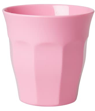 Rice Melamine Cup Dark Pink - Medium Solid Plain Colour