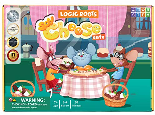 Logic Roots Saay Cheese Mathe Brettspiel Für Kinder, Um Multiplikationstabellen Zu Meistern Unisex-Kind