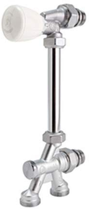 Robinet thermostatique monotube à 4 voies à visser R436 TG D15X21-18 mm réf R436X063