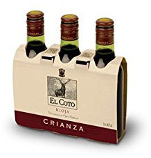 El Coto Crianza, Pack de 3 x 18.7 cl