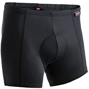 Maier Sports Herren Radhose Cycling Boxer, Black, 50, 139300