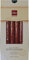 Eika 72105226 Spitzkerze mit 25% Stearin / 12-er-Packung / 25 x 2.5 cm/terrakotta