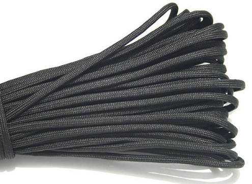 Mil-Tec Commando-Seil 15m schwarz 5mm