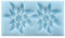 COXIMUS Silikonform Edelweiß 10,5 x 6,7 x 1,6 cm | hochwertige Silikonform für Fondant und Flowerpaste | schnell & einfach zum Reindrücken | Made in Germany