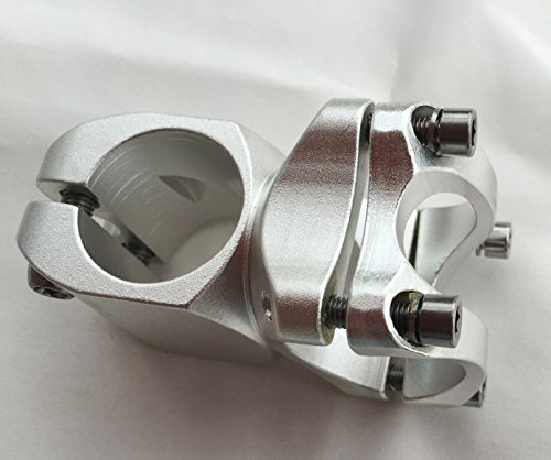 Schön Alu Vorbau, 32mm Länge, 31,8mm, 7°, für Fixie/Singlespeed (Silber)