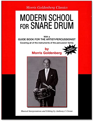 Modern School for Snare Drum - Morris Goldenberg - Guide Book for the Artist Percussionist - Covering All of the Instruments of the Percussion Family - Lehrmaterial mit herzförmiger Notenklammer