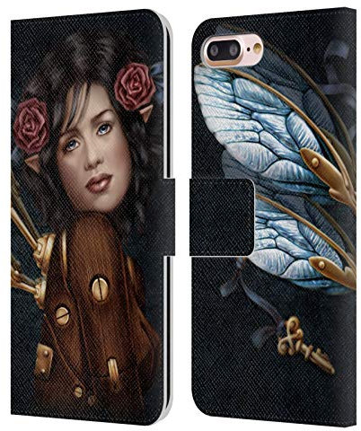 Head Case Designs Officially Licensed Brigid Ashwood Unlocked 2 Steampunk Leather Wallet Case Compatible With Apple iPhone 7 Plus/iPhone 8 Plus