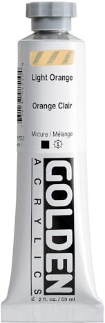 Golden : Heavy Body Acrylic Paint : 60ml : Light Orange IV