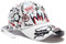 XibeiTrade Graffiti Baseball Cap Fashion Persönlichkeit Hiphop Street Trend Hut - Weiß - Medium