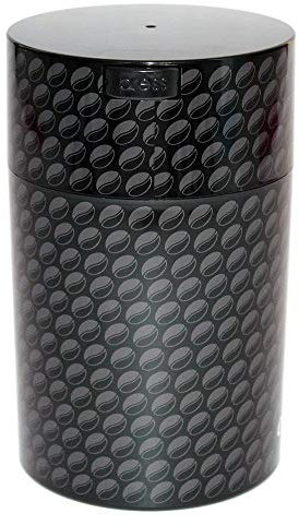 Tightpac America, Inc. Recipiente hermético, negro con frijoles