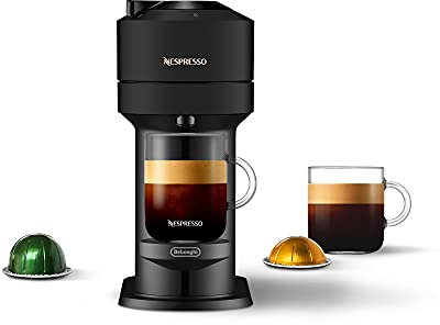 Nespresso by De'Longhi ENV120BM Nespresso Vertuo Next - Máquina de café y expreso, acero inoxidable 18/8
