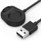 Magnetisches USB-Ladegerät, kompatibel mit Suunto 7 Smartwatch, Ladestation zum schnellen Aufladen über Laptop, USB-Adapter, Powerbank, Autoadapter, Farbe Schwarz