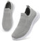 HKR Zapatillas para Caminar Mujer Transpirables y cómodos con Espuma viscoelástica Gris Claro 37 EU