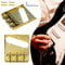 URCheers Retro Electric Guitar Bridge Plate Vintage 6 String Telecaster Bridge with Standard Saddles ABR Bridge (Gold)
