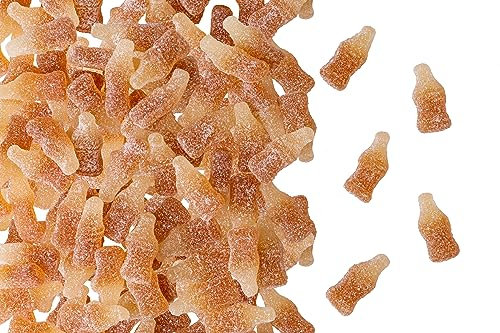 Fruchtgummi, Saure Cola Fläschchen, 1 Kg Beutel