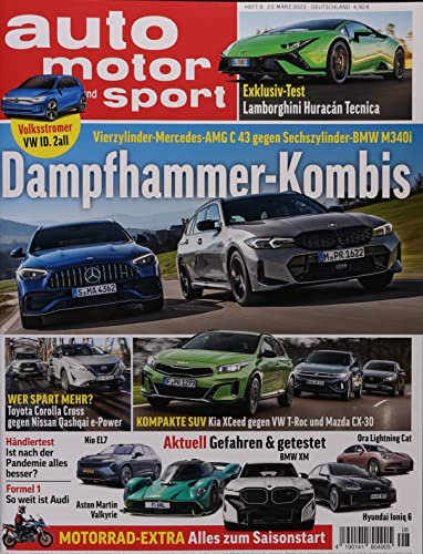 Auto Motor Sport 8/2023 Dampfhammer-Kombis