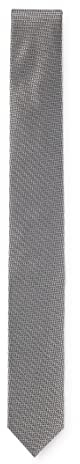 HUGO Herren Tie cm 6 Dezent gemusterte Krawatte aus Seiden-Jacquard Dunkelgrau Stck