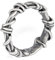 NKlaus 66mm Bandring 925 Silber Herrenring geflochten Kelten Ring Vintage 5,4mm breit 14242