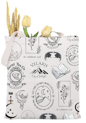 KUIYAI Book Inspired Gift - Velaris The City of Starlight Book Sleeve for Star Listener