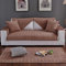 ZCXRYFL 1 2 3 4-Sitzer Sofa üBerzug Kristallsamt SofaüBerwurfe FüR L/U Sofa Universeller Rutschfester Couchbezug FüR Stoff-Leder Couch Baby-Krabbeldecke Katzen-Hunde Tagesdecke(70X150cm,Brown)