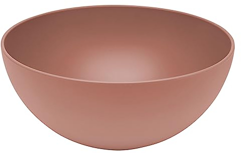 Magu Natur-Design Schüssel Rot Ø 26 cm aus einem Polymer aus natürlichen Materialien Servierschüssel Salatschüssel Obstschale