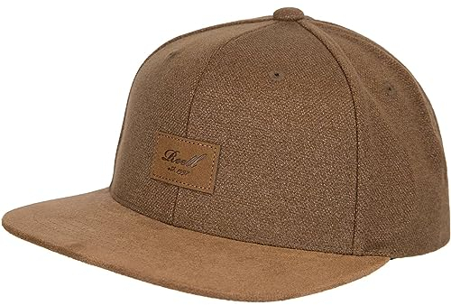 Reell Suede Snapback Cap (OS, Latte Brown)