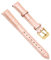 Chlikeyi Uhrenarmband Damen-Uhrenarmband aus Leder, Roségold, 15 mm