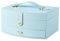 Double-Layer Hair Tie Organizer Box - Mirror and Handle Included - Ideal for Storing Headbands, Hair Ties, and Rubber Bands, Ensuring Neat and Tidy Hair Accessories Storage